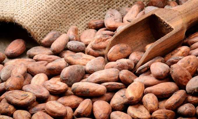 Главными компонентами в составе натурального качественного лакомства являются какао-бобы