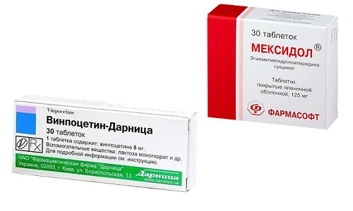 Винпоцетин и Мексидол - препараты, которые обладают сходными действием и эффектом
