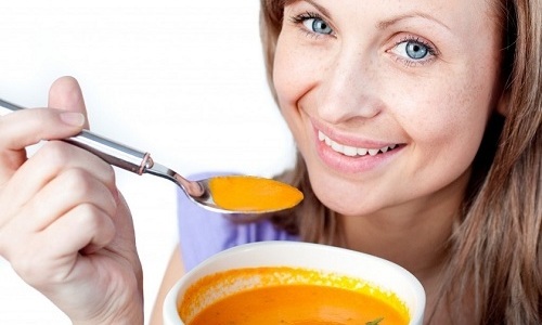 Суп-пюре из тыквы можно есть только после того, как пройдет 3 недели с момента обострения панкреатита