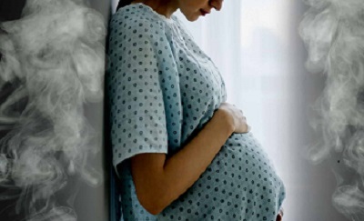Вред пассивного курения женщины во время беременности