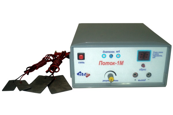 Аппарат для гальванизации и электрофореза Поток-1