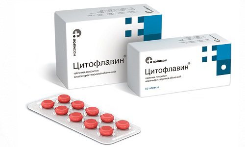Пероральный способ приема Цитофлавина подразумевает прием 2 таблеток 2 раза в сутки