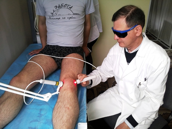 Лазеротерапия коленного сустава