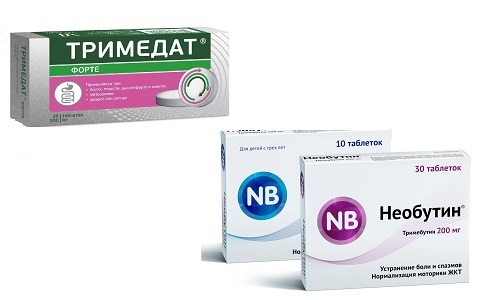 Тримедат или Необутин назначают для лечения синдрома раздраженного кишечника